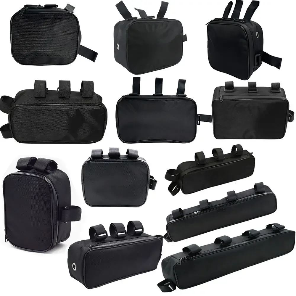 Cycling Gear Organizer - 자전거 튜브 프레임 팩 가방, 배터리