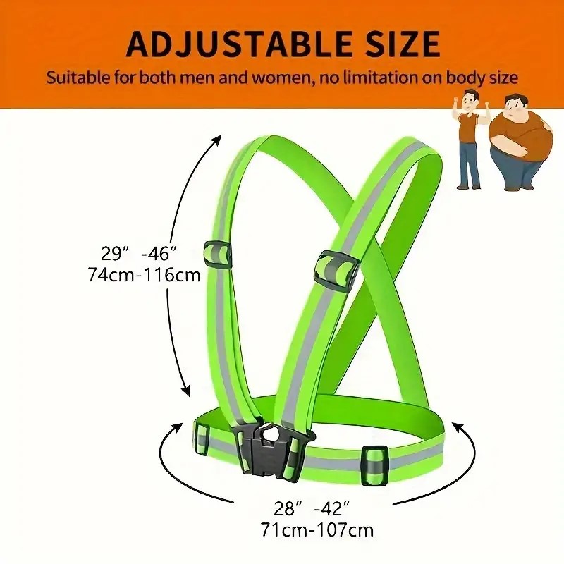 Cycling Visibility Gear - 반사 조끼 러닝 기어, 야간 사이클링,