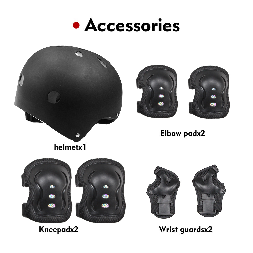 Cycling Gear For Kids - 손목 보호대와 무릎 및 팔꿈치 패드가있는