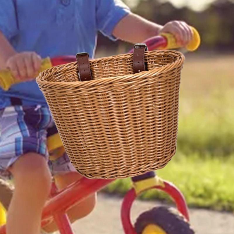 Cycling Gear For Kids - 탈부착 가능 방수 라탄 자전거 바구니