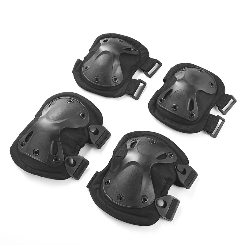 Cycling Gear Pas - 전술 무릎 팔꿈치 보호대 세트 군사