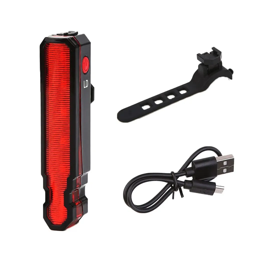 Cycling Visibility Gear - 레이저 거미 패턴 자전거 후미등, 충전식