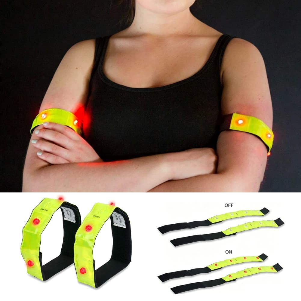 Cycling Visibility Gear - 플래시 스테디 라이트 모드가 있는 LED