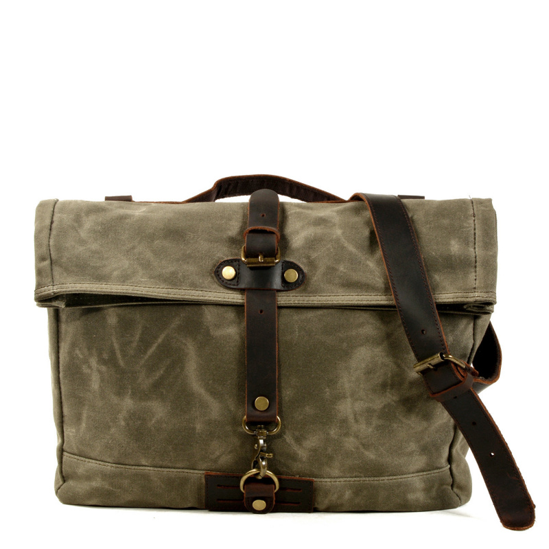 Cycling Gear Tote - 레트로 캐주얼 고정 기어 가방, 남성용