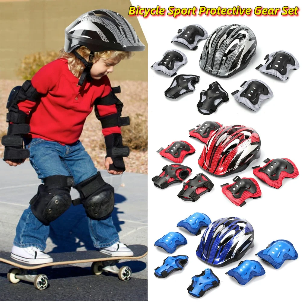Cycling Gear For Kids - 7Pcs 자전거 스포츠 보호 장비 세트