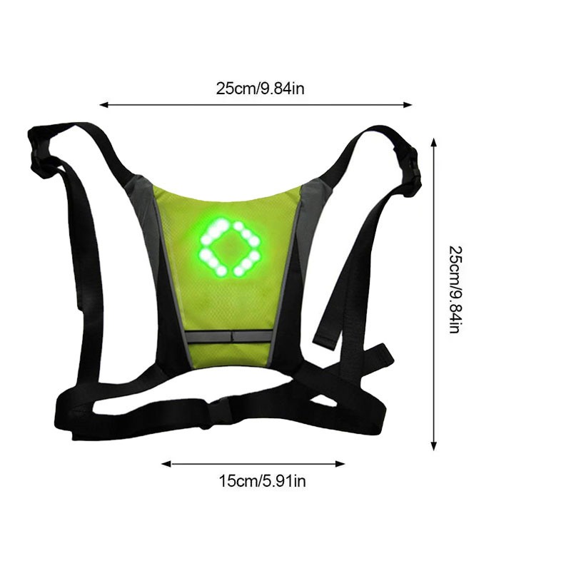 LED 리모컨 안전 조끼 방향지시등 고가시성 경고 장비 - Cycling Visibility Gear 리뷰 및 가격