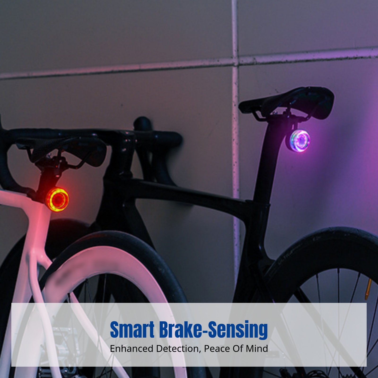 스마트 브레이크 감지 자전거 라이트, 다채로운 야간 라 - Cycling Visibility Gear 리뷰 및 가격