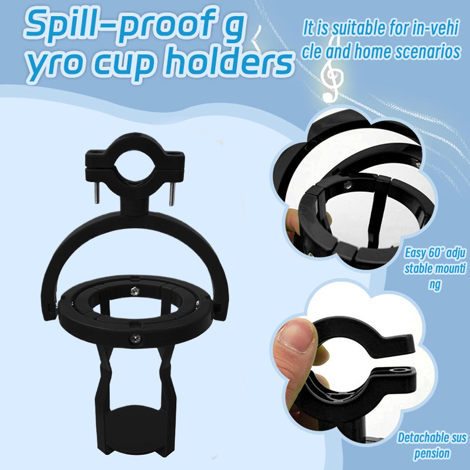자이로 컵 홀더 자동 수평 컵 홀더 클램프 트랙터 자전 - Water Bottle Holder 리뷰 및 가격