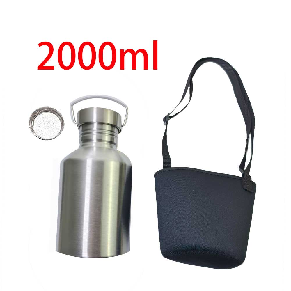 캠핑 하이킹을위한 2000ML 스포츠 물병 세트 자전거 - Cycling Gear Organizer Bag 리뷰 및 가격