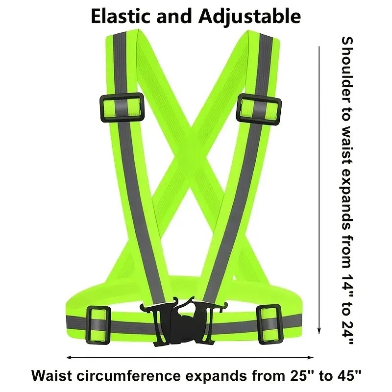 반사 조끼 러닝 기어, 야간 사이클링, 하이킹, 조깅, - Cycling Visibility Gear 리뷰 및 가격