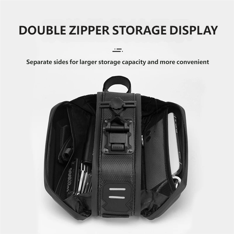 하드쉘 자전거 안장 가방 카본 패턴 대용량 퀵 릴리즈  - Cycling Gear Organizer Bag 리뷰 및 가격