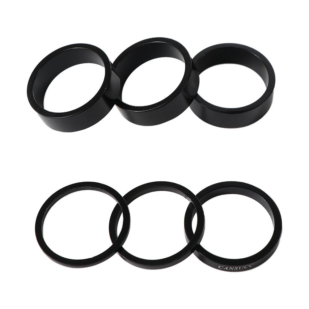6개/세트 헤드셋 라이저 알루미늄 합금 MTB 로드 링 - Bike Stem Riser 리뷰 및 가격