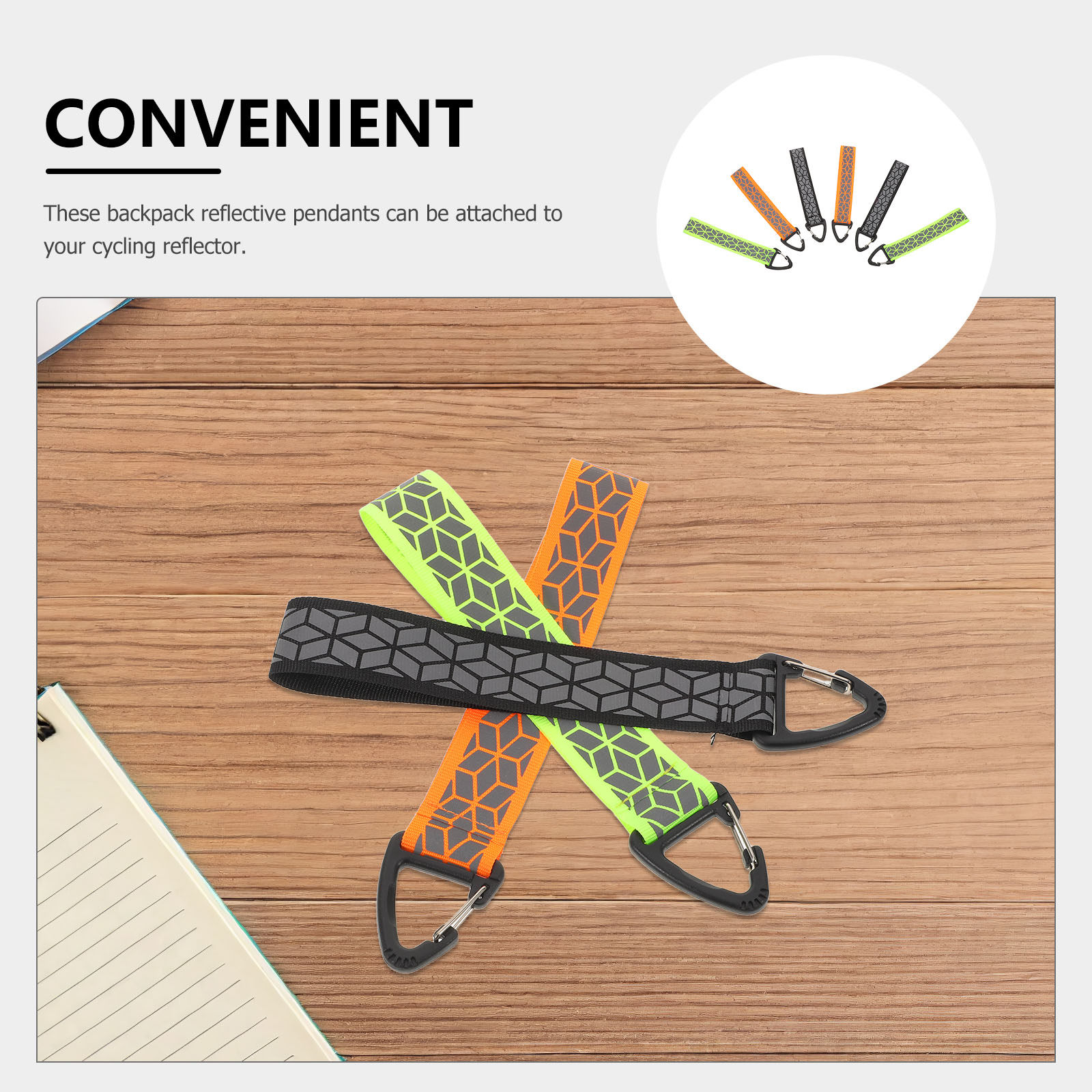 6Pcs 반사 키체인 높은 가시성 안전 반사 스트립 배 - Cycling Visibility Gear 리뷰 및 가격