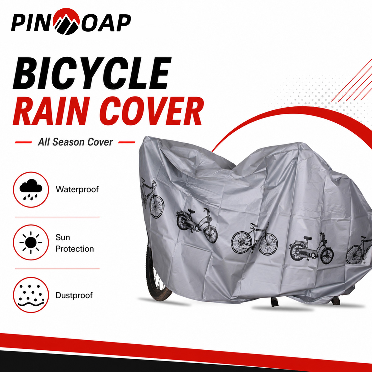 PINMOAP 범용 자전거 레인 커버 방수 야외 자전거 - Cycling Gear Organizer 리뷰 및 가격