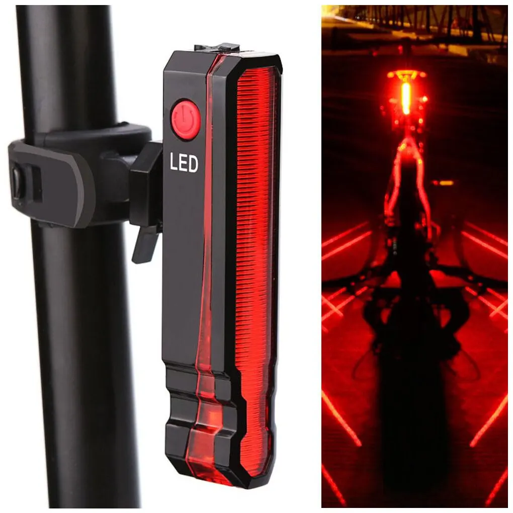 레이저 거미 패턴 자전거 후미등, 충전식 LED 경고등 - Cycling Visibility Gear 리뷰 및 가격