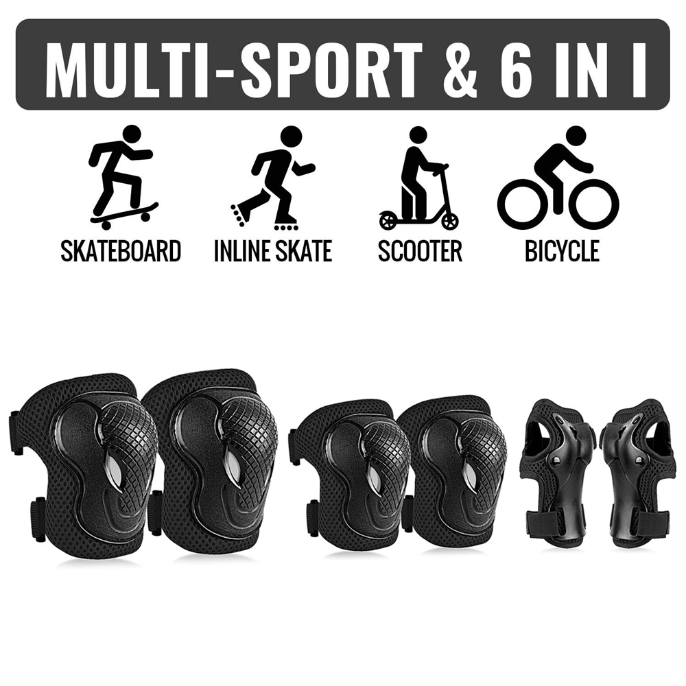 GOMOREON 6 개/대 어린이 안전 무릎 패드 팔꿈 - Cycling Gear For Kids 리뷰 및 가격