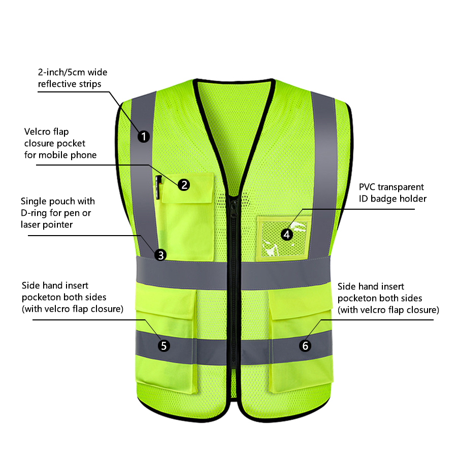 조절 가능한 안전 조끼 경량 안전 스트랩 야간 걷기,  - Cycling Visibility Gear 리뷰 및 가격