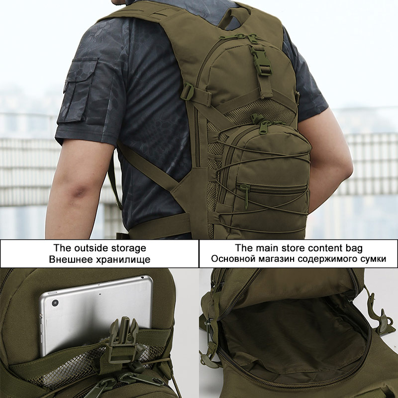 Molle 전술 배낭, 옥스포드 하이킹 자전거 백팩,  - Cycling Gear Organizer 리뷰 및 가격