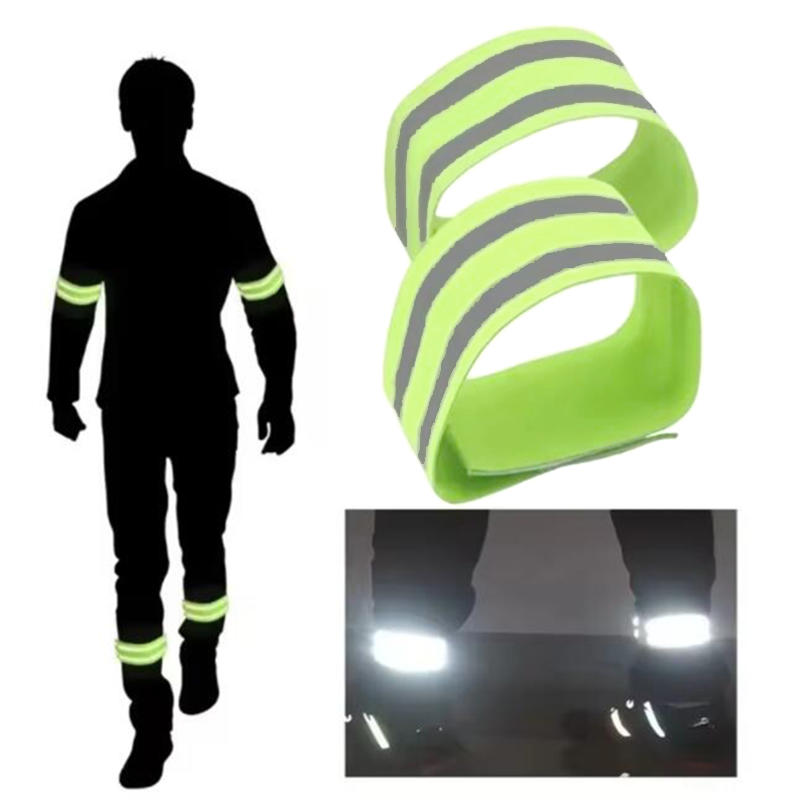 고시인성 반사 안전 밴드 조절 가능한 손목 발목 다리  - Cycling Visibility Gear 리뷰 및 가격