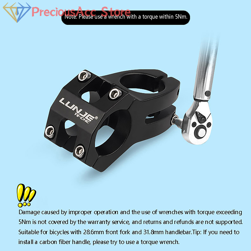 자전거 핸들바 스템 파워 숏 45MM 산악 자전거 브리 - Bike Stem Riser 리뷰 및 가격