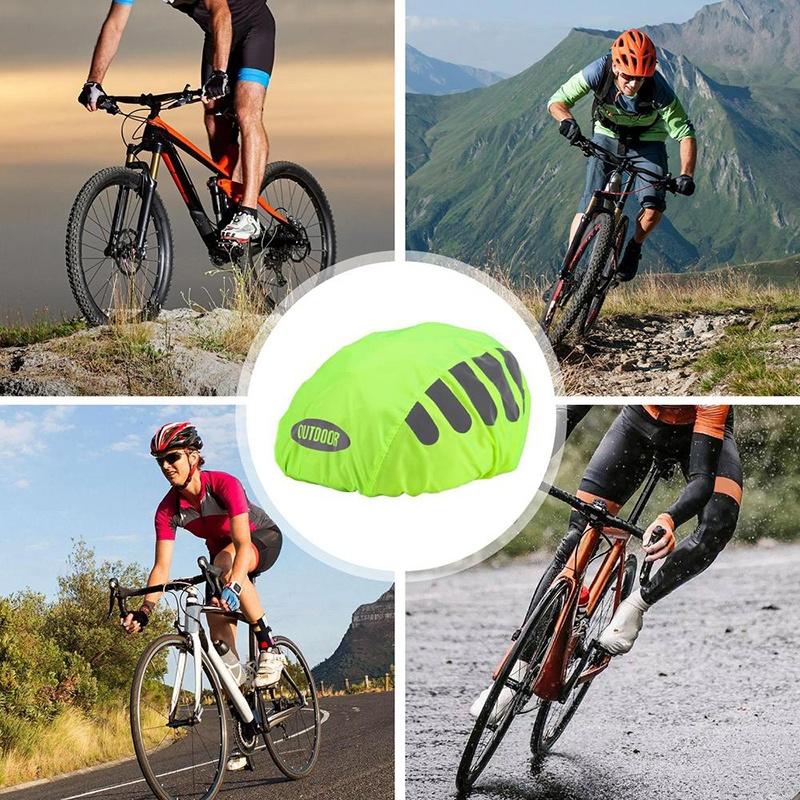1 Pcs 자전거 헬멧 레인 커버 반사 스트립 방수 방 - Cycling Visibility Gear 리뷰 및 가격